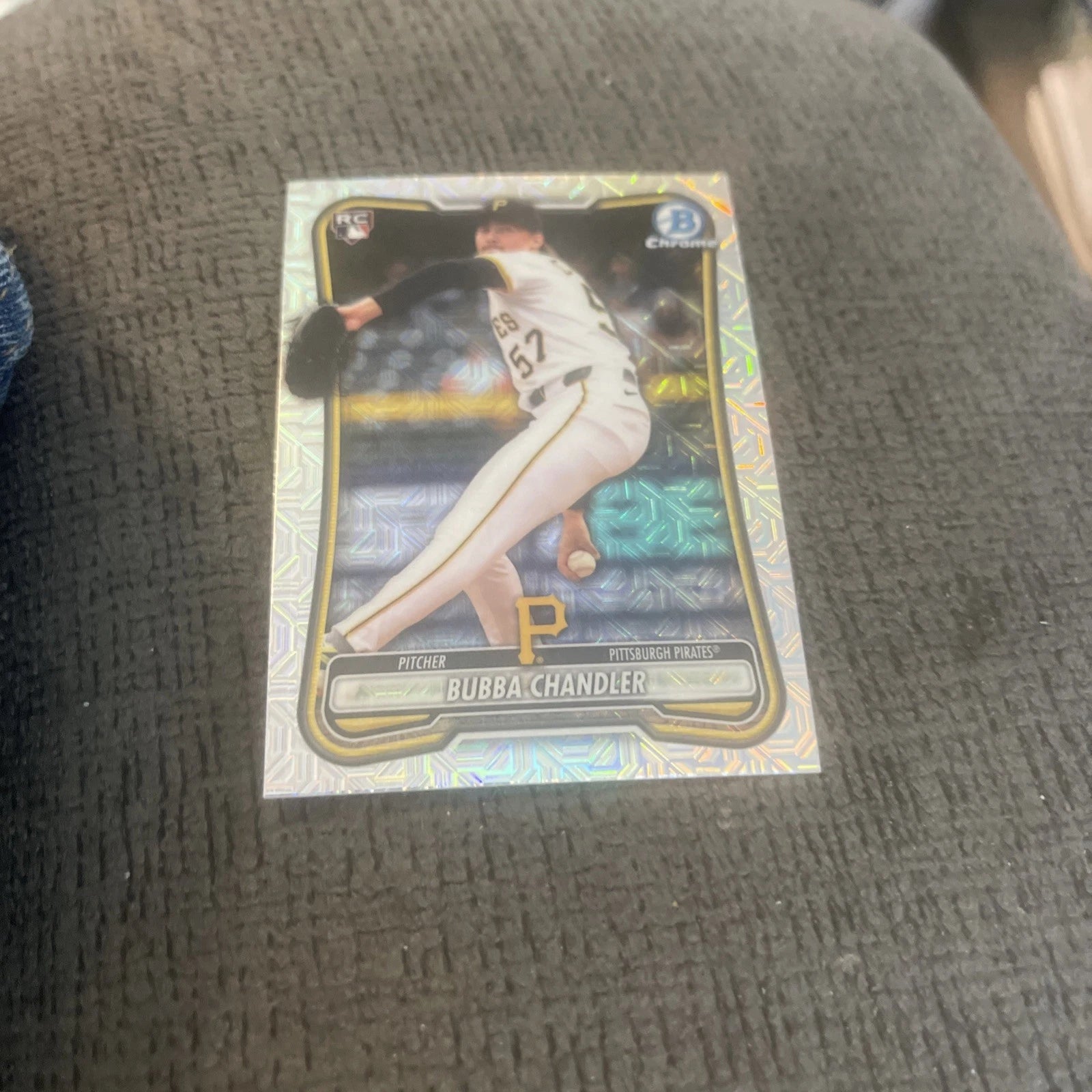 2026 Bowman Chrome Bubba Chandler RC Mojo Refractor #83 Pittsburgh Pirates!